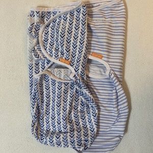 SwaddleMe Luxe Easy Change Swaddle 2-Pack